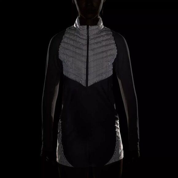 NIKE women XL THERMA-FIT RUN DIVISION REFLECTIVE HYBRID RUNNING JACKET - Picture 10 of 10